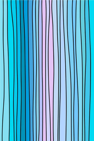 Linjer handritade vektor bakgrund palett av blå violett turkos färger — Stock vektor