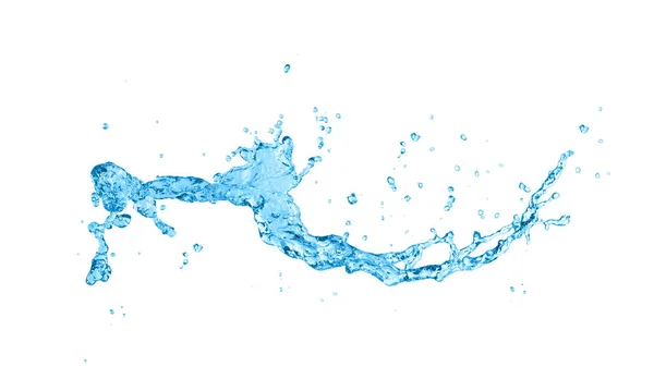 Salpicadura Agua Sobre Fondo Blanco — Foto de Stock