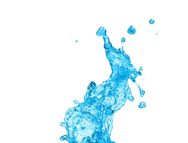 Salpicadura Agua Sobre Fondo Blanco — Foto de Stock