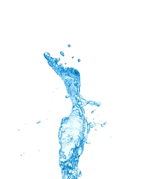 Wasserspritzer Auf Weißem Hintergrund — Stockfoto