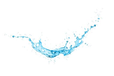 su Splash izole.