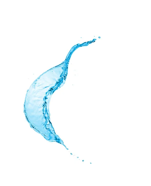 Vatten Stänk Isolera Vit Bakgrund — Stockfoto