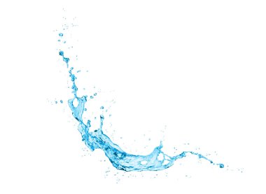 su Splash izole.