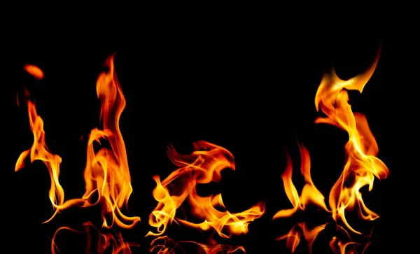 Fuoco fiamme sfondo — Foto Stock