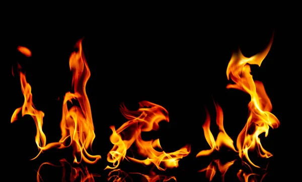 Fire flames background — Stock Photo, Image