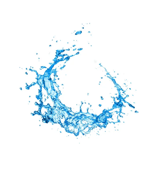 Water Splash On white  Background — Stock Photo, Image