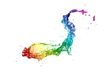 su renk splash.