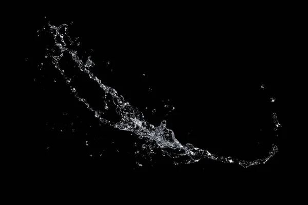 Water splash geïsoleerd. — Stockfoto