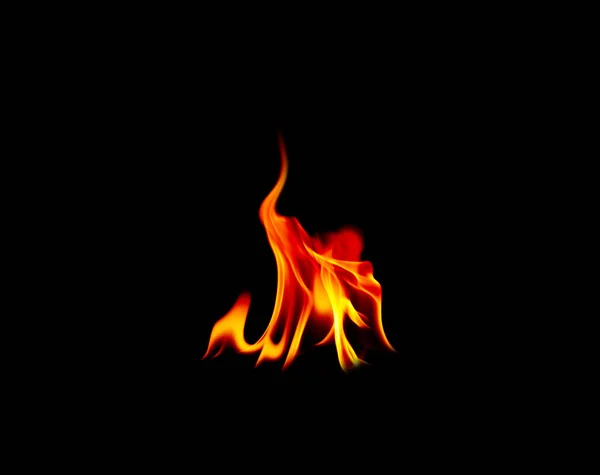 Brand vlammen. — Stockfoto
