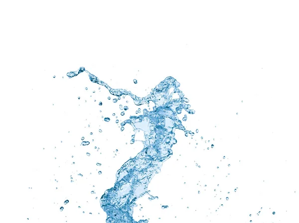 Apă Splash Pe fundal alb — Fotografie, imagine de stoc