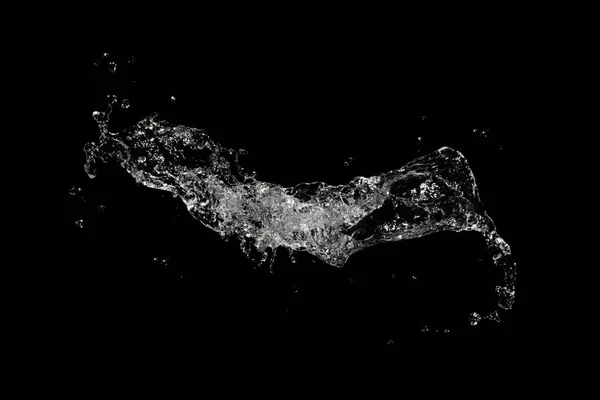 Water splash geïsoleerd. — Stockfoto