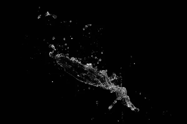 Water splash geïsoleerd. — Stockfoto