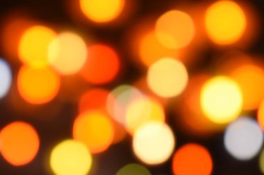 Bulanık görüntü altın renk bokeh ışık, Bokeh renkli fon deffocused. Abstact arka plan