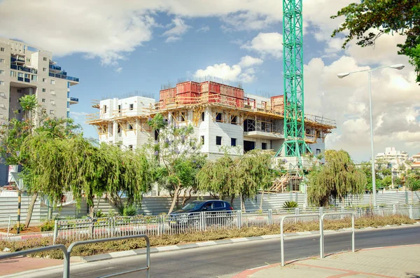 Rishon Lezion Israel June 2017 Concrete Cast Multistory Living Quarters — Stock Photo, Image