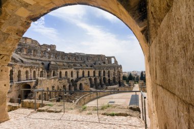 El Djem, Tunus amfitiyatro iç