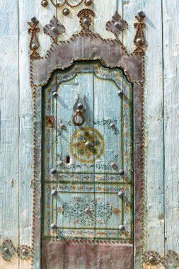 Yeşil kapı Sousse, Tunus. 