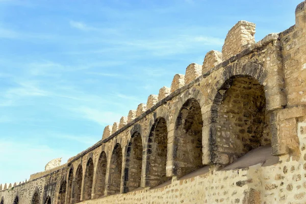 Parte superior del muro de Sousse, Túnez . — Foto de Stock