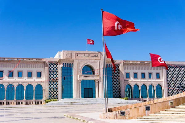 Ayuntamiento en la Plaza Kasbah de Túnez, Túnez . — Foto de Stock