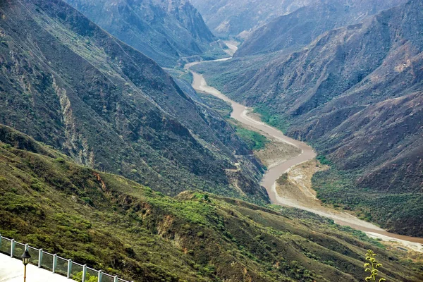 Пейзаж каньона Чикамоча в Сантандере, Колумбия — стоковое фото