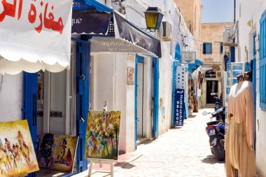Djerba, T Houmt El Souk Medine Pazarında Geleneksel Dükkanlar