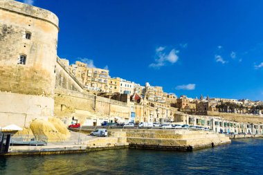 Malta'daki Eski Valletta Limanı ve Büyük Liman