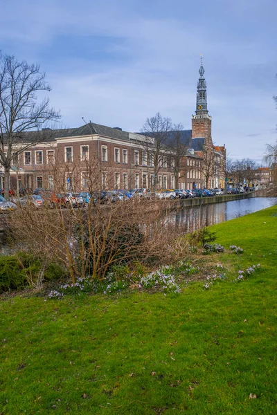 Leiden Países Bajos Abril 2018 Parque Verde Naturaleza Arquitectura Holandesa — Foto de Stock