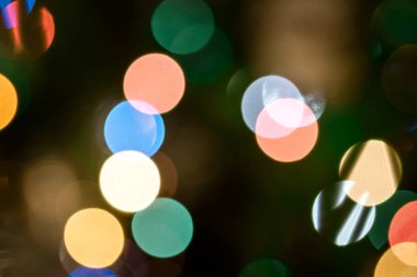 abstracte christmas lights bokeh achtergrond