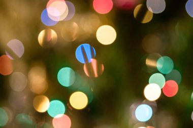 abstracte christmas lights bokeh achtergrond