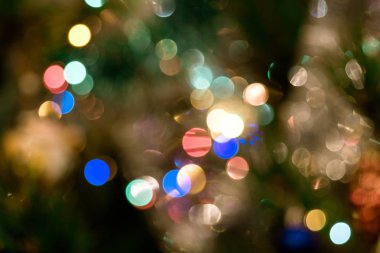 abstracte christmas lights bokeh achtergrond