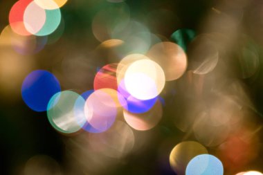 abstracte christmas lights bokeh achtergrond