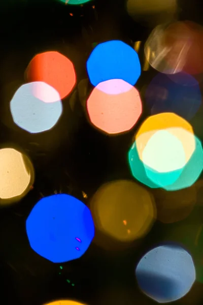 Abstract Christmas Lights Bokeh Background — Stock Photo, Image