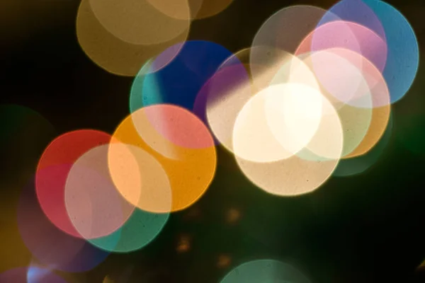 Abstract Christmas Lights Bokeh Background — Stock Photo, Image