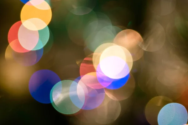 Abstract Christmas Lights Bokeh Background — Stock Photo, Image