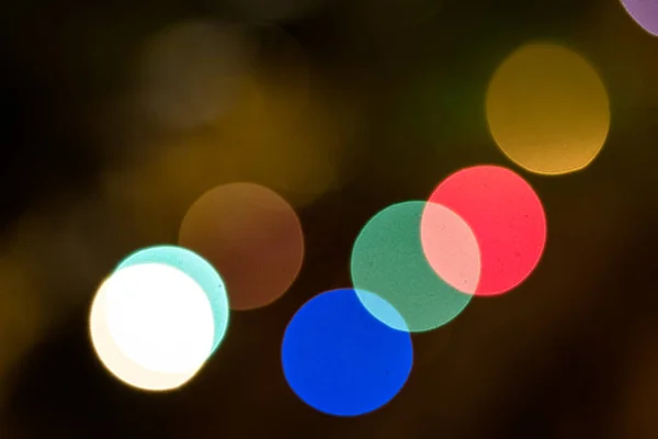 Abstract Christmas Lights Bokeh Background — Stock Photo, Image