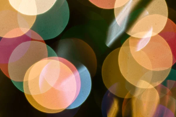 Abstract Christmas Lights Bokeh Background — Stock Photo, Image