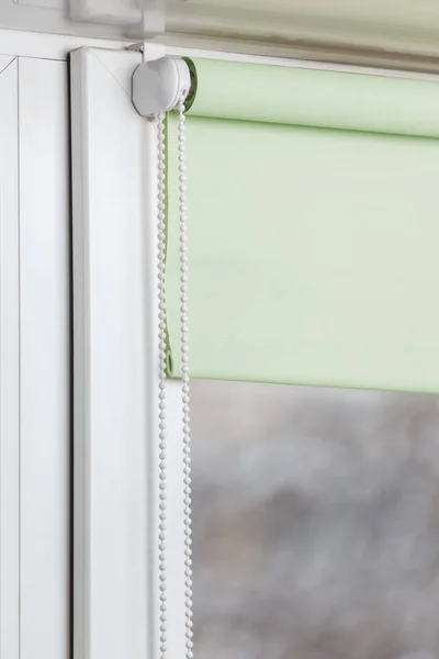 Green Shutter Window Room — Stock Photo, Image