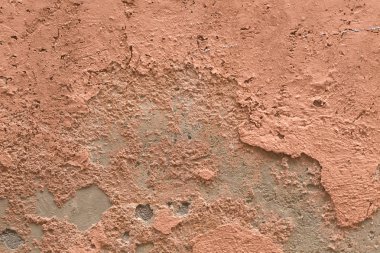 İtalya'da eski binanın kaba ve grunge yüzey tam çerçeve