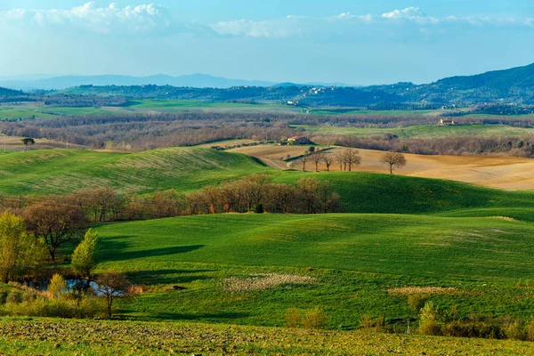 Scenery Beautiful Countryside Landscape Village Tuscany Italy Stock Photo