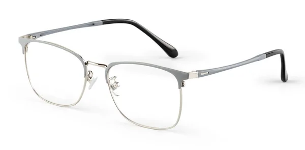 Klasyczne Okulary Białym Tle Izolowane Szkło Przeciwsłoneczne — Zdjęcie stockowe