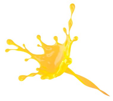 Portakal suyu. Portakal suyu konsepti, beyaz arka planda izole edilmiş. Kesme yolu.