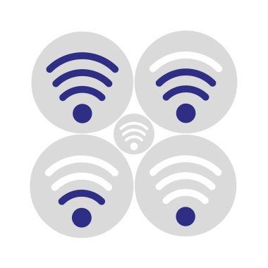 Gölge ile işaret wi-fi