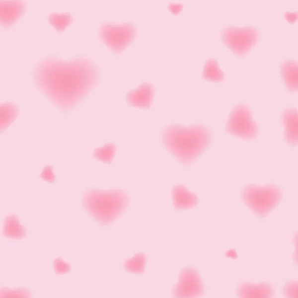 Impression de cœurs roses — Image vectorielle