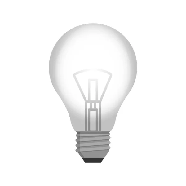 白い背景の電球 — ストックベクタ