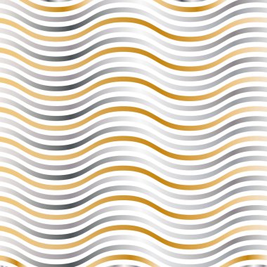 Arka plan. Altın ve gümüş degrade dalgaları