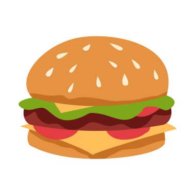 Susamlı büyük burger