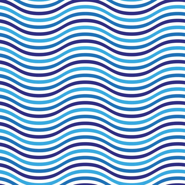 Antecedentes Olas de tonos azules — Vector de stock