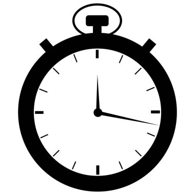 Beyaz arka planda Zamanlayıcı simgesi koleksiyonu