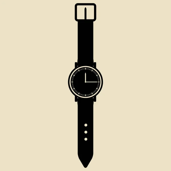 Muñeca reloj vector ilustración — Vector de stock