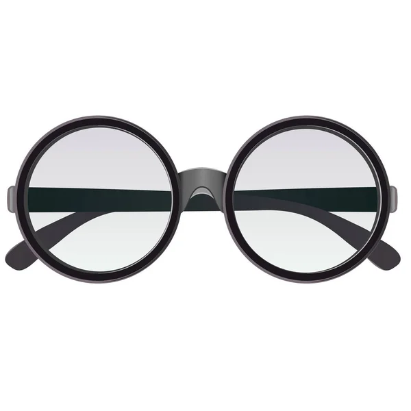 Lunettes rondes pour la vision ou comme accessoire — Image vectorielle