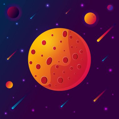 Kuyruklu yıldızlar, yıldızlar ve diğer gezegenlerile gezegen